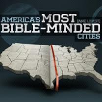 What US States are "Bible minded" and which ones are not.  Year of 2013